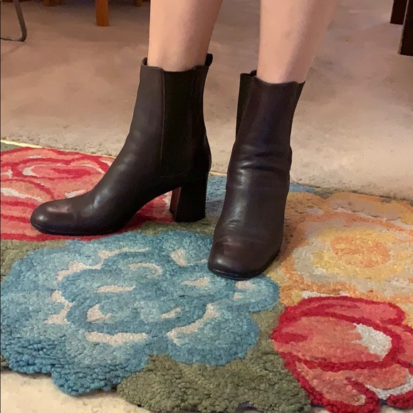 Vintage Gucci leather , brown boots, sz 9.5 - Picture 7 of 7